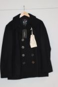 One as new Gloverall Admirality Black Peacoat size XS (MC3218EM-CPC).