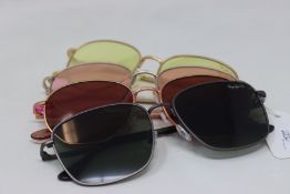 Four pairs of as new Pepe Jeans Coby sunglasses (No cases).