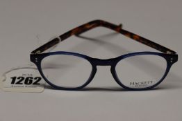 A pair of as new Hackett Bespoke HEB218 glasses frames.