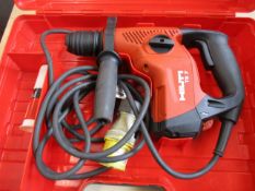 A pre-owned Hilti TE7 hammer drill and carry case (110V).