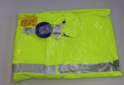 An as new FR Dritex S43Q Saturn fluorescent coat (XL -RRP $283).
