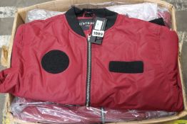 Eight as new D/Struct Saydhan bomber jackets (Assorted sizes).