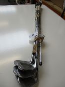 A set of seven pre-owned TaylorMade Rocket Bladez golf club irons (5 Iron requires a new shaft).