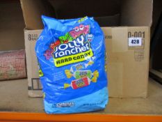 Eight packs (2.26kg) of Jolly Rancher Hard Candy (BB 01/22).