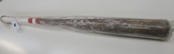 A Baden Axe Pro Signature Series baseball bat (Model MB50 Maple 33 - Mookie Betts).