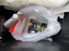 A Haskel Liquid Pump Assembly EC-1600 with case and accessories.