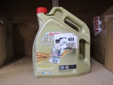 Three Castrol Edge Turbo Diesel 5W-40 engine oil (5ltr).