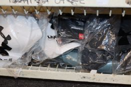 Assorted as new Under Armour accessories; two backpacks, two bags, five baseball caps, three