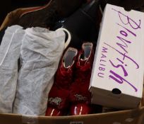 A quantity of as new footwear to include Hunter, Geox, Mountain Warehouse, Skechers, Etnies and