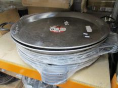 Ten professional paella pans, 60cm.