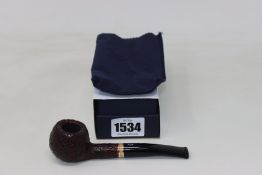 An as new Savinelli 1876 New Oscar Brownblast 6mm pipe.