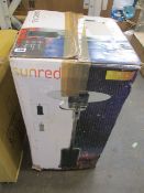 A boxed Sunred Sargas patio heater GH12B.