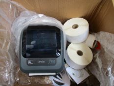 One Zebra ZP505 EPL Thermal Label Printer.