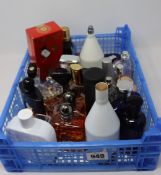 A quantity of part used eau de parfum/toilette to include Ralph Lauren, Lacoste, Emporio Armani, YSL