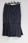 Two as new Hobbs London Amberlee skirts in midnight (UK 10, 12 - RRP £70 each).