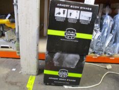 A box of four individually boxed as new Mapex B800 - Armory Boom Stands in chrome finish.