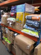 A large quantity of pet food, pet care and related items to include: one pet dryer, one pet hair