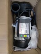 A boxed as new Wellis Hydro massage bath tub pump (Model ACM0394).