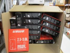 A large quantity of as new USWE 2.5/3l Shape-Shift Hydration Bladder with P+P blaster bite.
