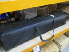 One as new blue and white pop up gazebo (Size: unknown).