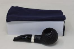 An as new Savinelli 1876 Trevi Rusticated pipe.