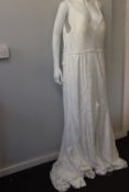 An as new Daisy by Katie Yeung Desert Lily wedding dress (Size unknown - RRP from £1130).