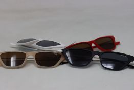 Four pairs of as new Pepe Jeans Piper sunglasses (No cases).