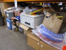 A large quantity of miscellaneous, mainly industrial items to include pallet truck parts and Upat
