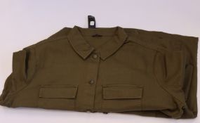 Ten as new M&Co Herringbone Shackets in khaki (Sizes: 10, 12, 14, 16, 18 and 20).