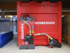 A Rothenberger Superfire 2 kit (Torch, gas and SPK water pump pliers) along with two Quick-Fire