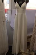 An as new BHLDN Eddie K Italia wedding gown (UK 12/US 8).