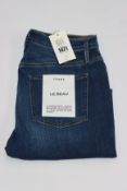 A pair of as new Frame Le Beau jeans in Burnside (Size 28).