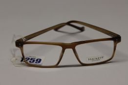 A pair of as new Hackett Bespoke HEB209 glasses frames.