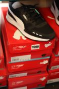 Three pair of as new Puma R78 trainers (UK 9, 10, 11).