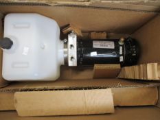 One boxed as new Bucher Hydraulic AC power units (Model number: 212933AA).