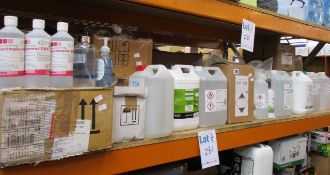 A quantity of assorted hand soaps/sanitizers and related.