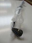An as new Callaway Golf MD5 jaws 56 lodge chrome wedge golf club (Right handed).