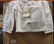 Sixteen girls as new Rachel Riley London Heart embroidered blouses (Assorted sizes from 18M to 10Y -