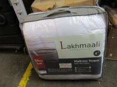 Three as new Lakhmaali Quilted Mattress Toppers 4'' thick king size (150x200 cm).