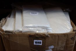 A large quantity of as new washed white napkins.