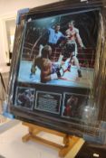 One as new AllStar Signings Joe Calzaghe signed photo (Vs Jeff Lacy with certificate of