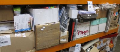 Miscellaneous stationery/office supplies and related.