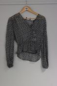 An as new The Kooples Spring Liberty top (Size 1 - RRP £155).