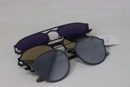 Three pairs of as new Pepe Jeans Grace sunglasses (No cases).