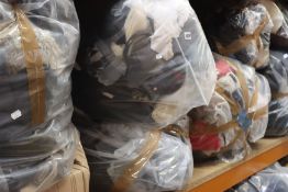 A quantity of clothing and related items.