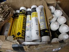 A quantity of as new EverBuild Silicone 825 (Approximately 35 x 380ml).