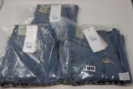 Eight pairs of as new Cream clothing jeans.