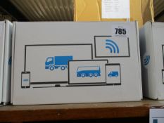 Six Radius LMU2640G Vehicle Tracking Units with wiring included.