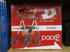 One boxed 2GOability Pace2 Rollator.