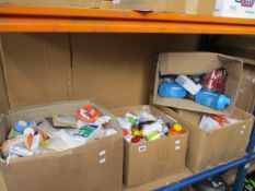 A quantity of miscellaneous health/dietary supplements and related items.